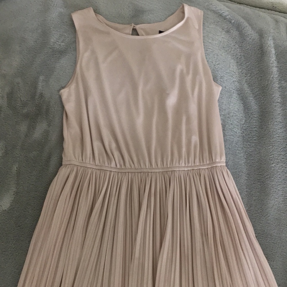 Pink Sleeveless Simple Dress